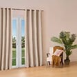 ATMOSPHERA - Rideau isolant Kys beige lin 140x260cm - vignette