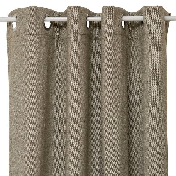 ATMOSPHERA - Rideau isolant Kys vert Kaki 140x260cm - large
