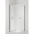 SWISS AQUA TECHNOLOGIES - Swiss Aqua Technologies SAT SK  Porte de douche acces en angle pliantes 80x90cm anticalcaire avec profilés chrome brillant (SATSK8090) - vignette
