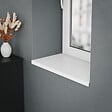 TECNOPROFILS - Appui de fenêtre PVC l. 40 cm x ép. 9 mm - Blanc - 120 cm - vignette