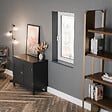 TECNOPROFILS - Appui de fenêtre PVC l. 20 cm x ép. 9 mm - Anthracite - 160 cm - vignette