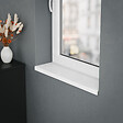 TECNOPROFILS - Appui de fenêtre PVC l. 20 cm x ép. 9 mm - Blanc - 160 cm - vignette