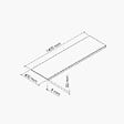 TECNOPROFILS - Appui de fenêtre PVC l. 40 cm x ép. 9 mm - Anthracite - 140 cm - vignette
