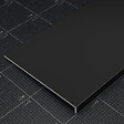 TECNOPROFILS - Appui de fenêtre PVC l. 40 cm x ép. 9 mm - Noir - 140 cm - vignette
