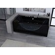 DISTRIBAIN - Baignoire balnéo Kilauea Black 26 jets Whirlpool - vignette