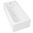 DURAVIT - Baignoire droite D-Code 180 x 85 cm  + Pare bain droit AURYS Mist 1 chromé - vignette