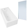 DURAVIT - Baignoire droite D-Code 170 x70 cm  + Pare bain droit AURYS Mist 1 chromé - vignette