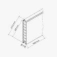 MON MARCHE DECO - Plaque soubassement - Clôture PRO & SLIM - vignette