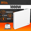 WARMTECH - Radiateur inertie céramique 1000 W - IP24 - Fil pilote 6 ordres - vignette