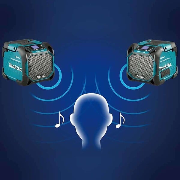 MAKITA - Enceinte bluetooth MAKITA DMR203 Batterie/Secteur (vendu sans batterie) - large