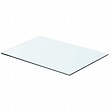 VIDAXL - vidaXL 2x Panneaux d'Etagère Panneau de Rechange de Armoire Paroi à Lattes Salle d'Exposition Maison Magasin Durable Verre Transparent 50x30 cm - vignette