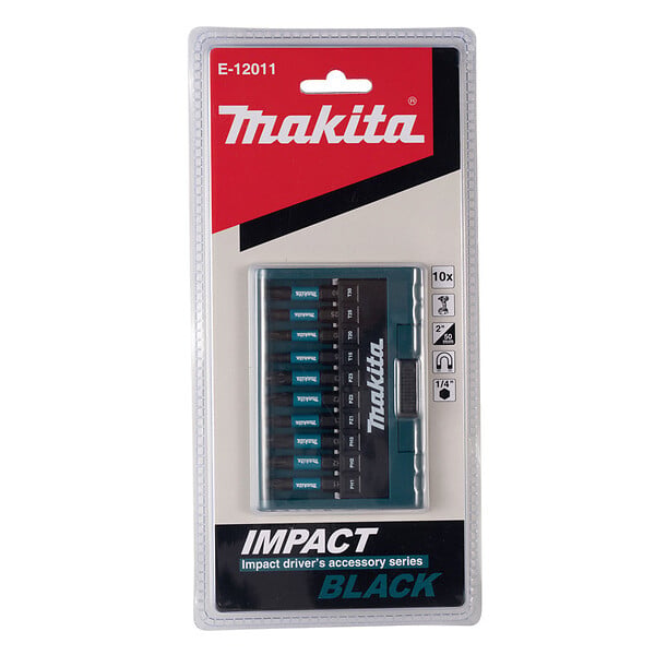 MAKITA - Jeu d'embouts MAKITA E-12011 Impact Black Bit-Set 10-tlg - large
