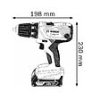 BOSCH - Perceusevisseuse GSR18V21 18 V  2 batteries 4 Ah  82 accessoires  LCase - vignette
