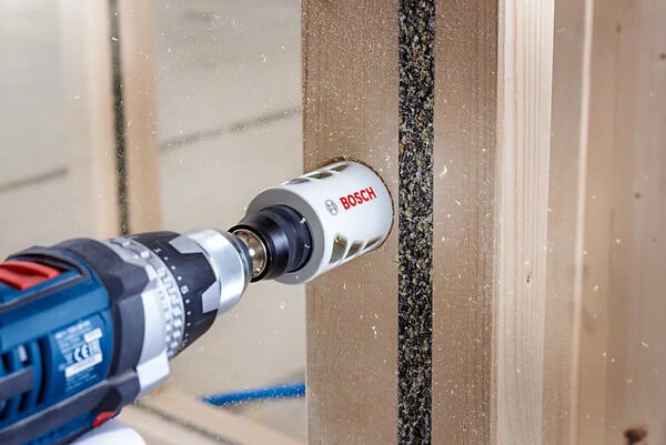 BOSCH - Coffret scies-trépans bi-métal HSS BOSCH 2608580868 spécial électricien 9 pièces - large