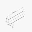 TECNOPROFILS - Baguette d'Angle PVC Cellulaire 25 mm - Longueur 1 m - Anthracite - vignette