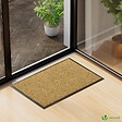 VOUNOT - Lot de 2 Tapis de porte paillasson 60x90cm Beige - vignette