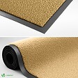 VOUNOT - Lot de 2 Tapis de porte paillasson 60x90cm Beige - vignette