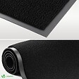 VOUNOT - Lot de 2 Tapis de porte paillasson 60x90cm Noir - vignette