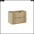 OTITEC - Ensemble de meubles sous vasque - 80 cm - avec Plan - Colonne - OLIVE - Chêne - vignette