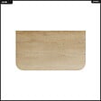 OTITEC - Plan vasque - H.2 x L.80 x P.45 - OLIVE - Chêne - vignette