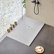 SANYCCES - Receveur de douche 70 x 200 cm extra plat STRATO surface ardoisée rectangulaire blanc - vignette