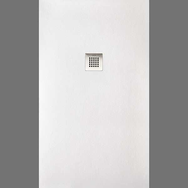 SANYCCES - Receveur de douche 100 x 120 cm extra plat STRATO surface ardoisée rectangulaire blanc - large