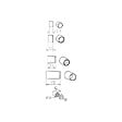ZURFLUH FELLER - Butee Ronde Pour Lame Finale Lg40 Mm Gris 7035 Avec Rondelle Et Vis Lg20 - vignette