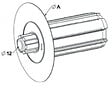 ZURFLUH FELLER - Embout Flasque (al 12 Diam 180 Octo40) - vignette