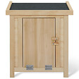 ID MARKET - Lot de 3 clapiers en bois pondoirs pour poules nichoirs avec fond - vignette