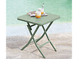 HESPERIDE - Table d'appoint carrée pliante Greensboro Olive - 40 x 40 cm - Hespéride - vignette