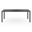 ID MARKET - Salon de jardin MADRID table 190 CM et 8 chaises empilables bleu canard - vignette