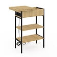 ID MARKET - Table d'appoint - chevet avec multiprise DETROIT design industriel - vignette