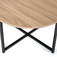 ID MARKET - Table basse ronde DETROIT 70 cm design industriel - vignette