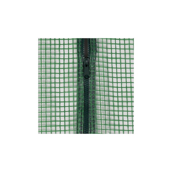 ID MARKET - Serre tunnel de jardin 6M² verte gamme maraîchère ROMA 2x3M - large