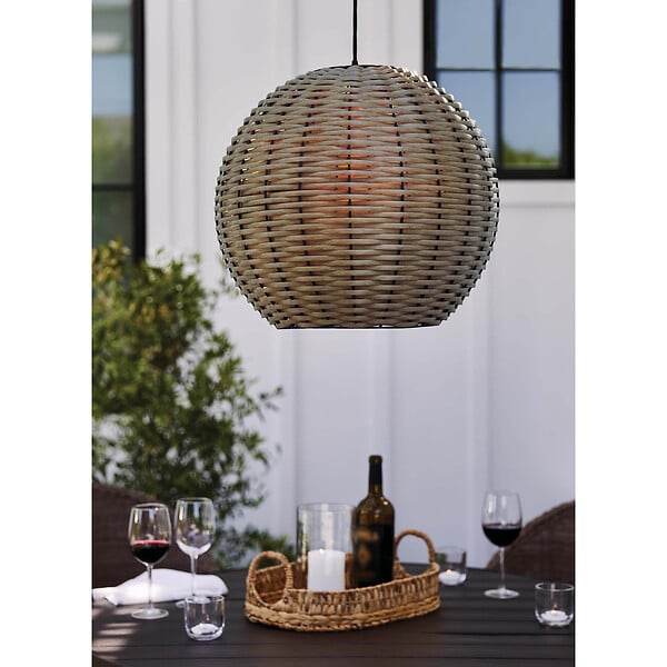 ORIUM - Suspension solaire tressée Alicia Ø42cm - Orium - large