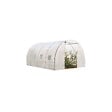 ID MARKET - Bâche de rechange 130 gr/m² pour serre 12M² blanche ZEBRA - vignette