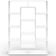 ID MARKET - Etagère bibliothèque COLETTE avec 11 compartiments blanc 143 cm - vignette