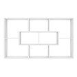 ID MARKET - Etagère murale COLETTE avec 8 compartiments blanc - vignette