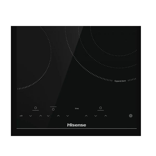 HISENSE - table de cuisson vitrocéramique 60cm 3 feux 5700w noir - E6332BSCE - large