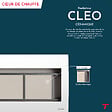 THOMSON - Radiateur électrique fixe à inertie sèche céramique - THOMSON - CLEO 2000W - Thermostat interchangeable - horizontal blanc - NF - vignette