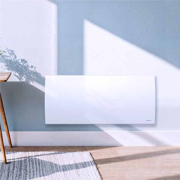 THOMSON - Radiateur électrique fixe à inertie sèche céramique - THOMSON - CLEO 2000W - Thermostat interchangeable - horizontal blanc - NF - large