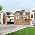 AVIDSEN - Motorisation à vérins Avidsen Teha SE avec batterie de secours pour portail battant - vignette