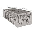 WERKAPRO - Housse de protection renforcée pour salon de jardin 100 G/M2  310 x 150 x 80 cm - vignette