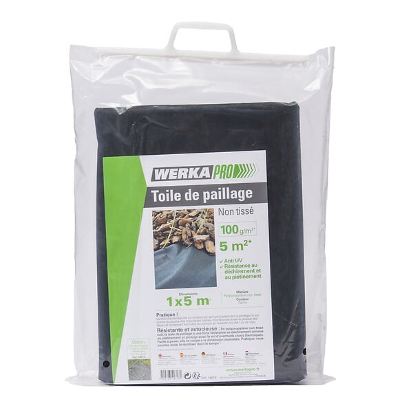 WERKAPRO - Toile de paillage 100g/m2  1 x 5m - large