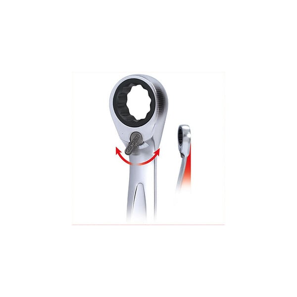 KS TOOLS - KS TOOLS - Clés mixtes à cliquet réversible GEAR Plus 27mm - 503.4627 - large