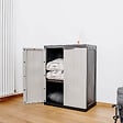 TOOMAX - Armoire PVC 2 portes -  85 cm - vignette