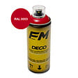FM SPRAY - Bombe de peinture rouge 400ml Rouge signal - RAL 3020 - vignette