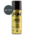 FM SPRAY - Bombe de peinture gris 400ml Gris fer - RAL 7011 - vignette