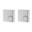 OTIO - Lot de 2 thermostats mécaniques 5°C à 30°C - Blanc - Otio - vignette