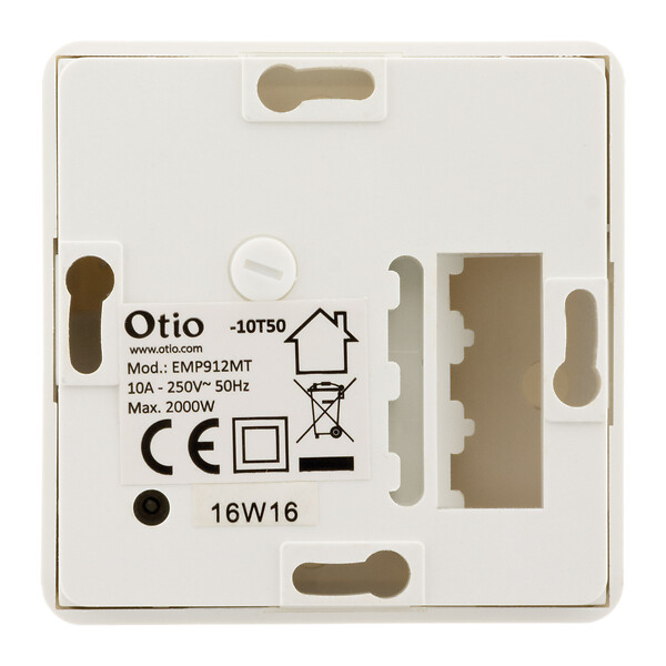 OTIO - Lot de 2 thermostats mécaniques 5°C à 30°C - Blanc - Otio - large